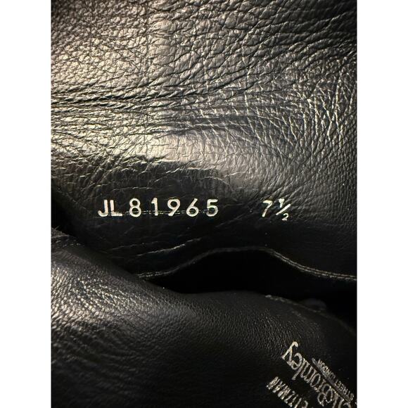 Stuart Weitzman x Russell & Bromley Over-The-Knee Boots 7.5 Black Suede Wedge - Picture 5 of 6